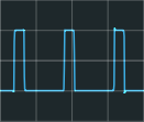 Fundamental VCO square wave 25% pulse width