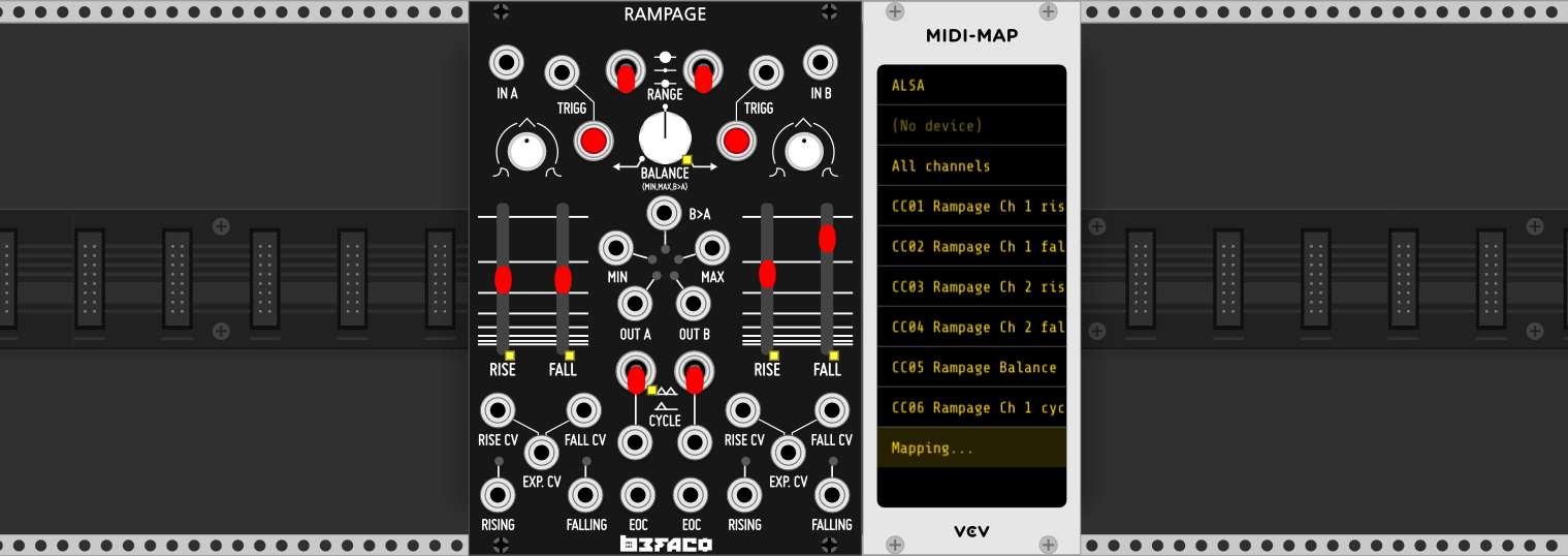 VCV Rack MIDI-Map