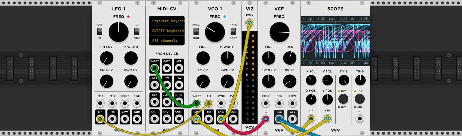 VCV Rack polyphony