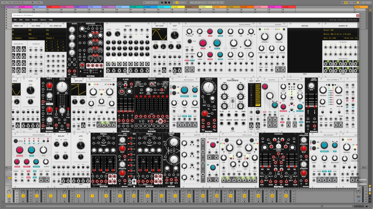 VCV Rack 2 VST screenshot